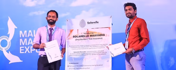 Introduction of 'Solarelle Maavadiya' ; a specialized insurance scheme for ship builders
